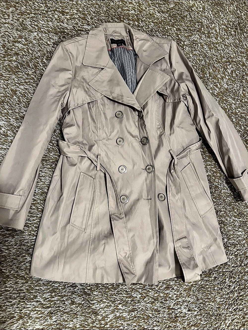 metaphor Beige Trench Coat Like New